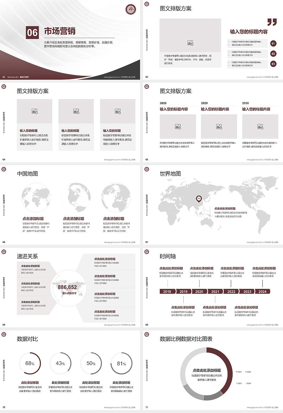 昆明理工大学专用全国大学生互联网+创新创业大赛计划书/路演/网评PPT模板16:9格式幻灯片预览图8