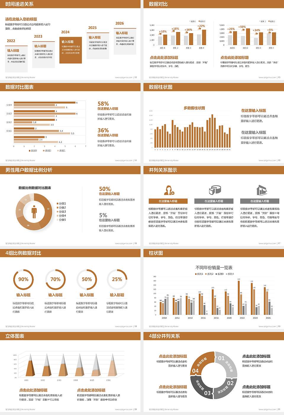 洛阳商业职业学院硕士研究生/本科生毕业论文答辩/开题报告通用PPT模板16:9格式幻灯片预览图3