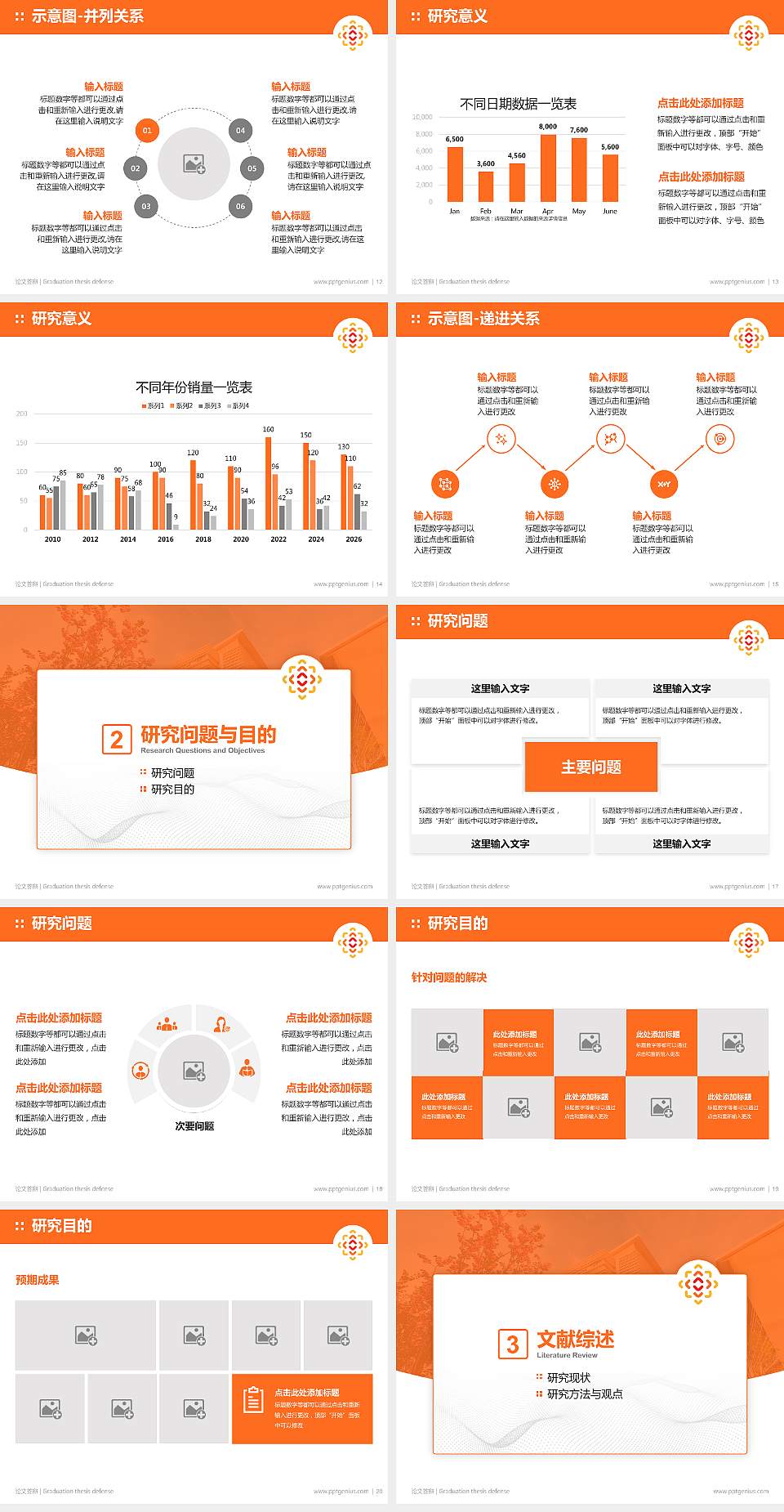 贵州传媒职业学院论文答辩标准PPT模板4:3格式幻灯片预览图3