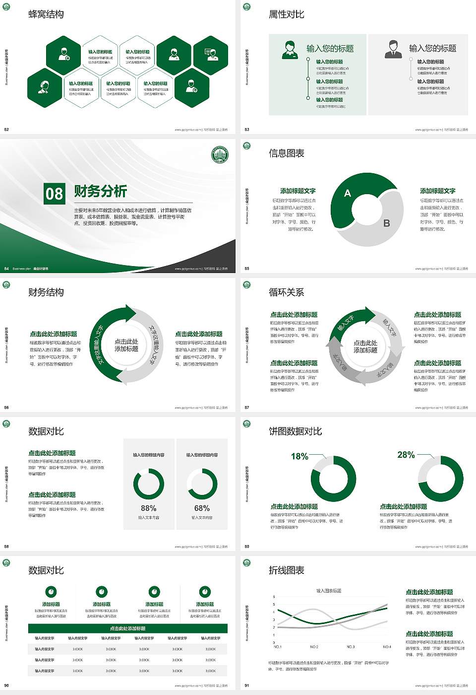 无锡师范高等专科学校专用全国大学生互联网+创新创业大赛计划书/路演/网评PPT模板16:9格式幻灯片预览图10