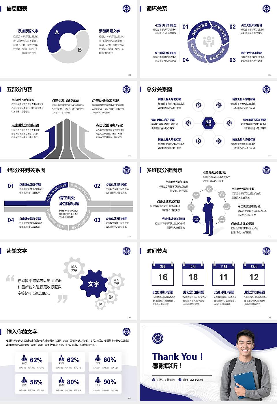 甘肃警察学院大学生职业生涯规划书PPT模板下载16:9格式幻灯片预览图5