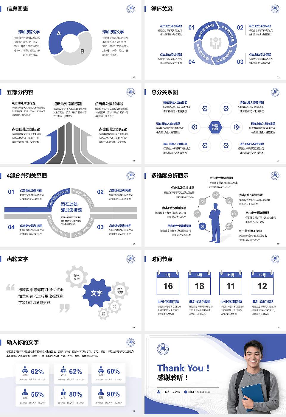 首都经济贸易大学密云分校大学生职业生涯规划书PPT模板下载16:9格式幻灯片预览图5