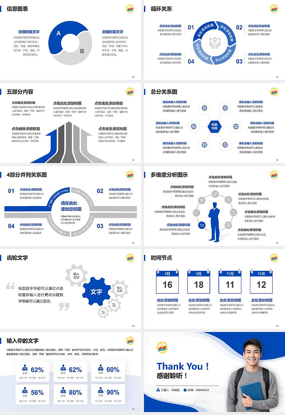 中国人民解放军空军军医大学大学生职业生涯规划书PPT模板下载16:9格式幻灯片预览图5