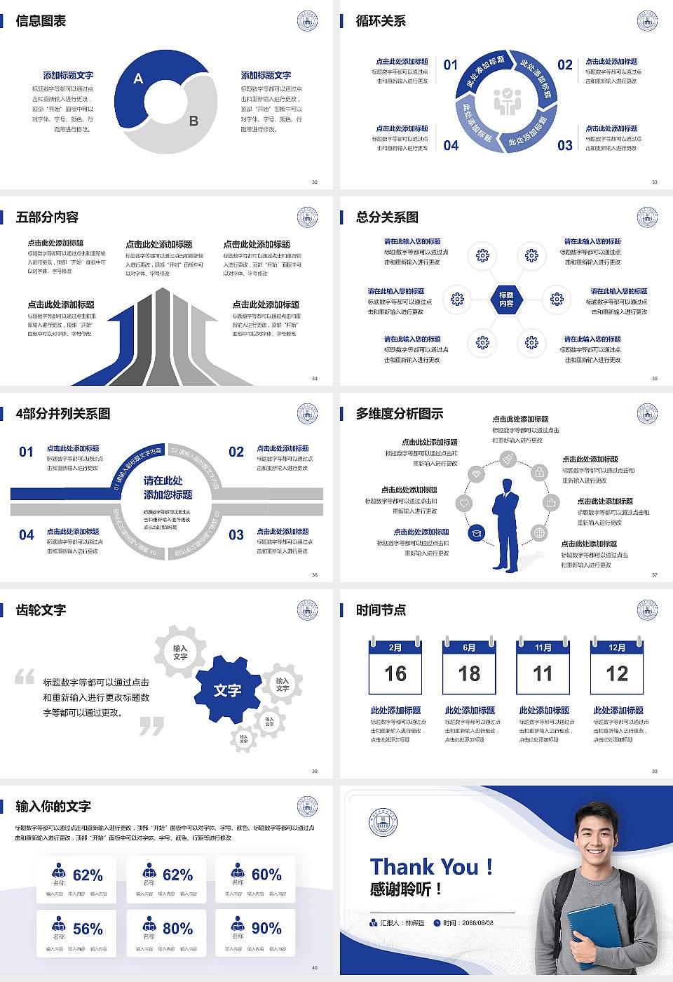 浙江越秀外国语学院大学生职业生涯规划书PPT模板下载16:9格式幻灯片预览图5