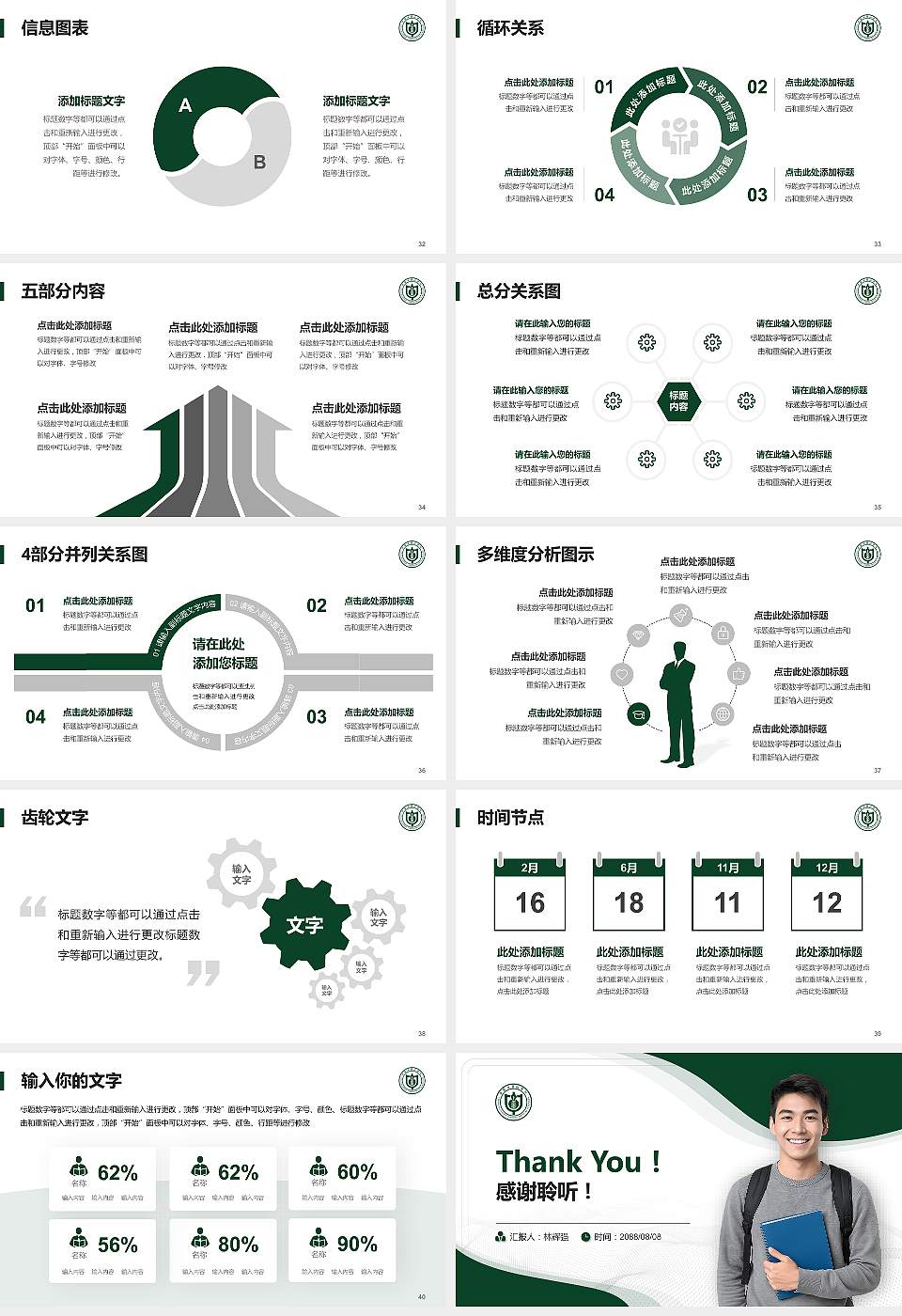 中国中医科学院大学生职业生涯规划书PPT模板下载16:9格式幻灯片预览图5