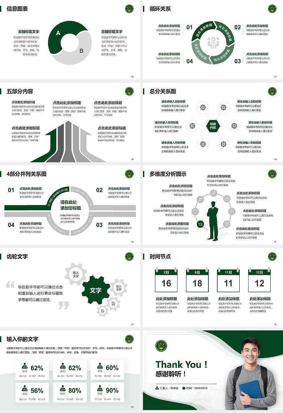中国人民解放军陆军炮兵防空兵学院大学生职业生涯规划书PPT模板下载16:9格式幻灯片预览图5