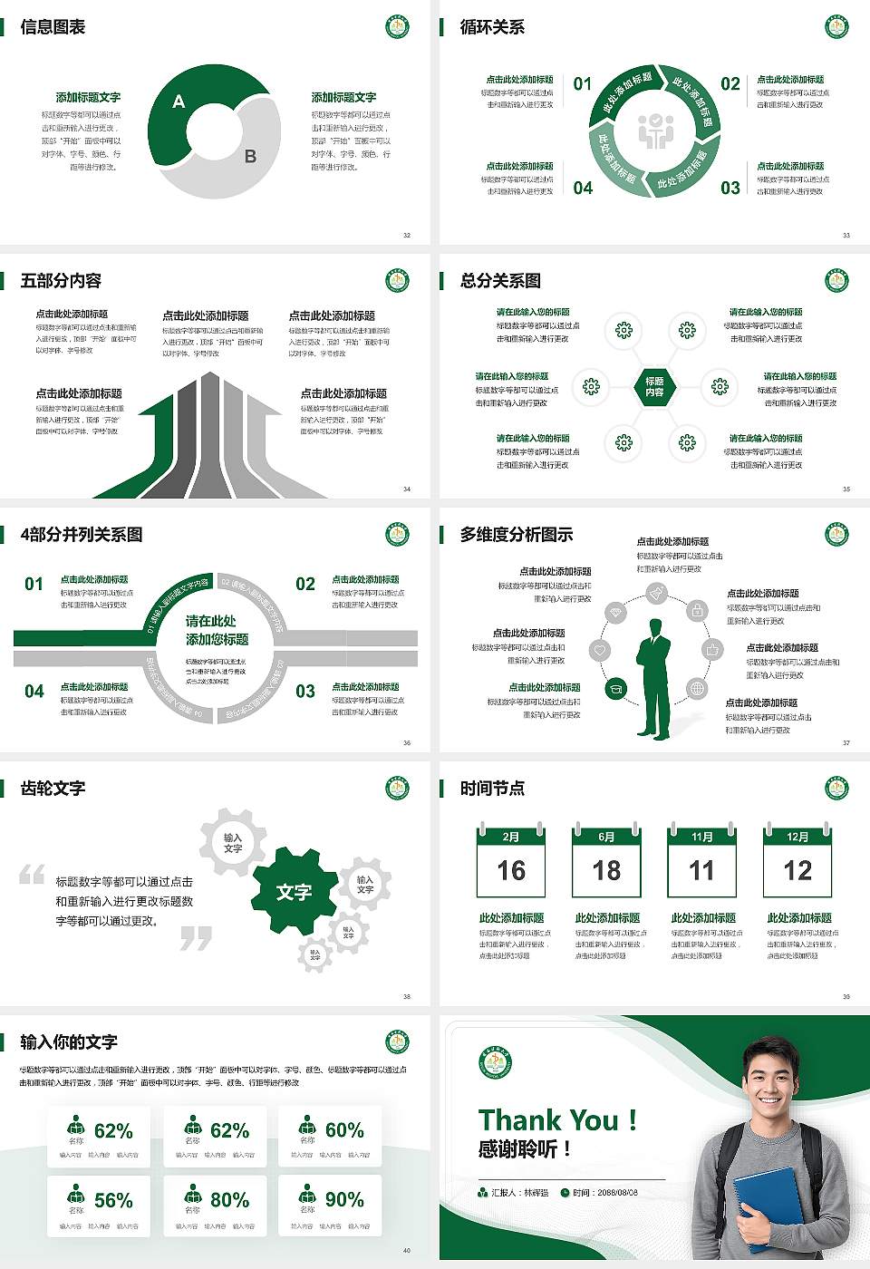 桂林医科大学大学生职业生涯规划书PPT模板下载16:9格式幻灯片预览图5