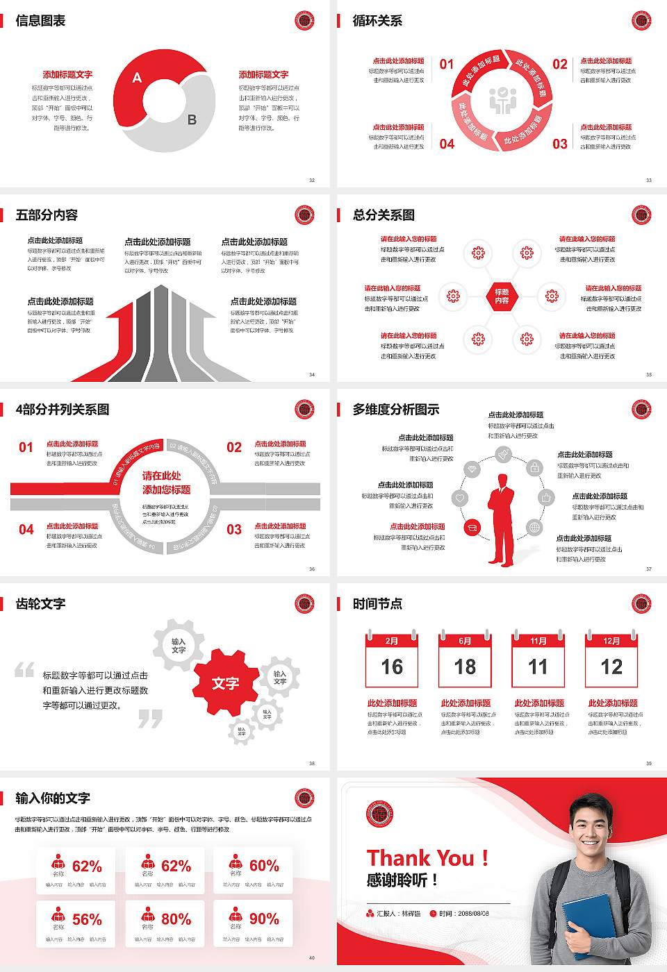 呼和浩特职业学院大学生职业生涯规划书PPT模板下载16:9格式幻灯片预览图5