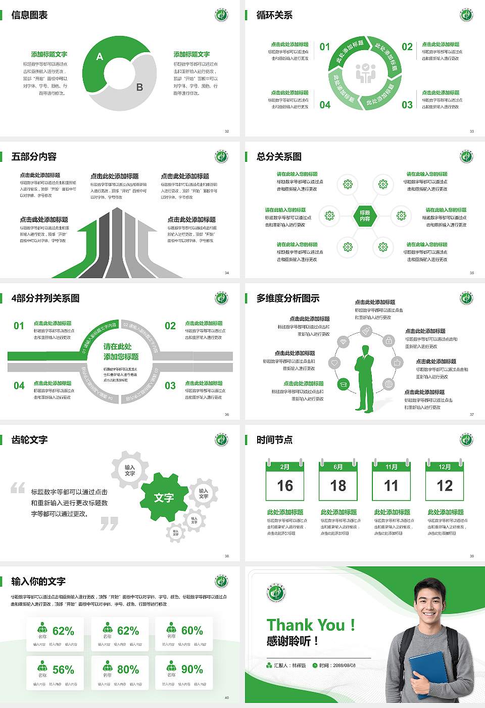 贵阳中医学院大学生职业生涯规划书PPT模板下载16:9格式幻灯片预览图5