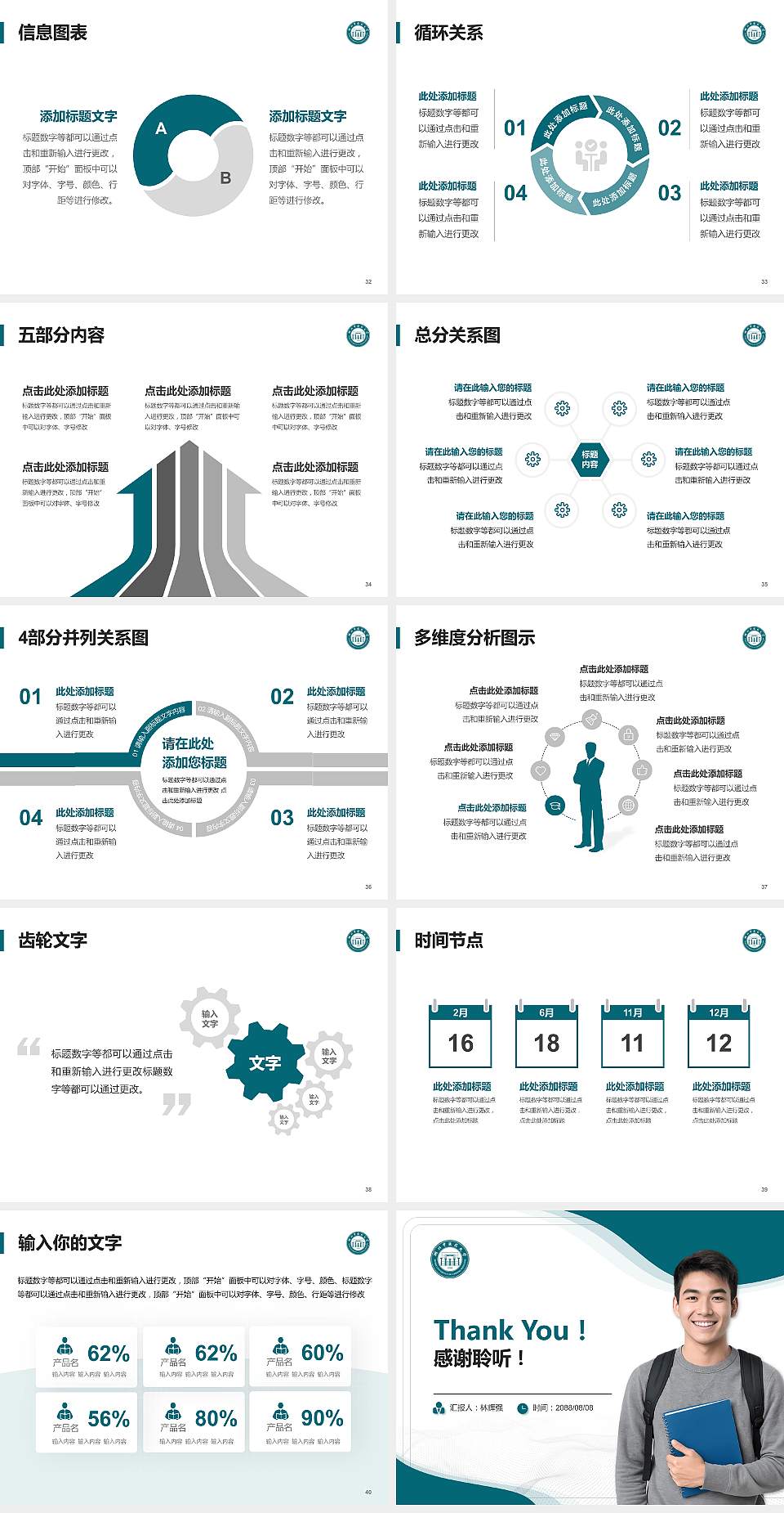 湖北中医药大学大学生职业生涯规划书PPT模板下载4:3格式幻灯片预览图5