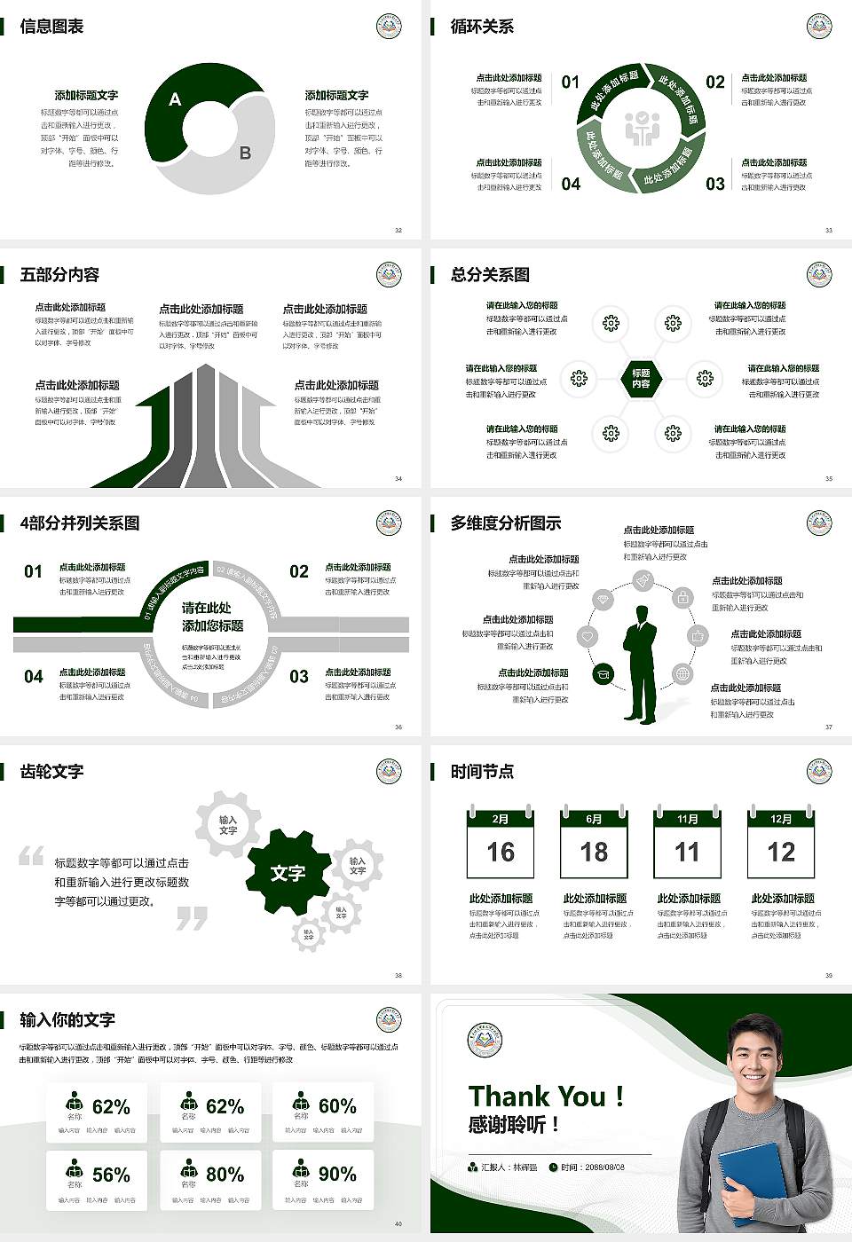 崇左幼儿师范高等专科学校大学生职业生涯规划书PPT模板下载16:9格式幻灯片预览图5