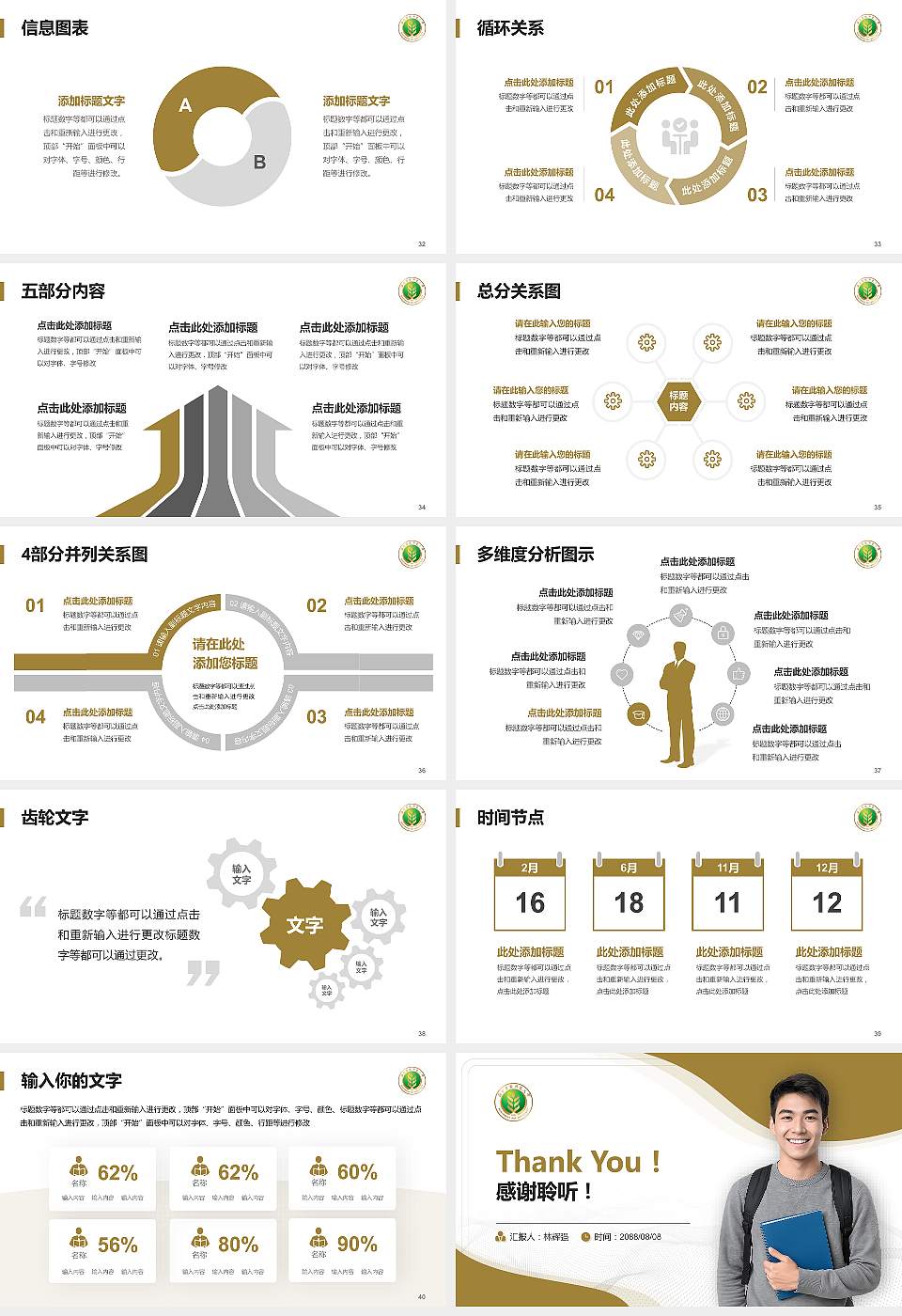 西北农林科技大学大学生职业生涯规划书PPT模板下载16:9格式幻灯片预览图5