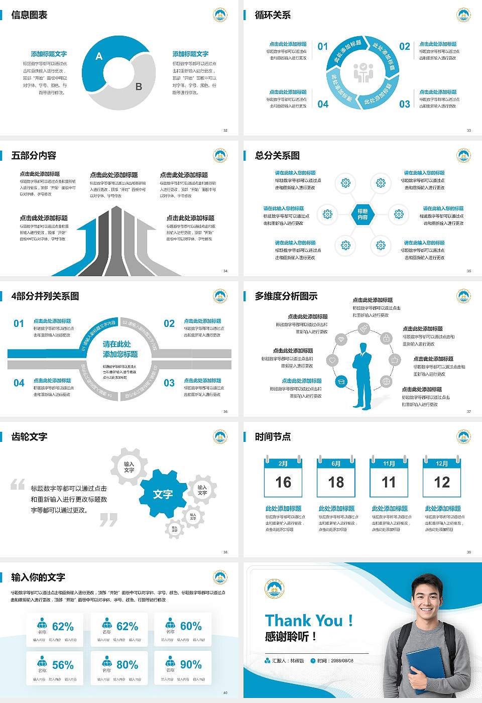 韩山师范学院大学生职业生涯规划书PPT模板下载16:9格式幻灯片预览图5