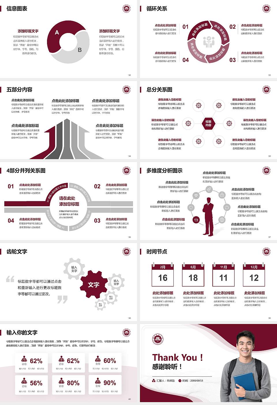 福建师范大学大学生职业生涯规划书PPT模板下载16:9格式幻灯片预览图5