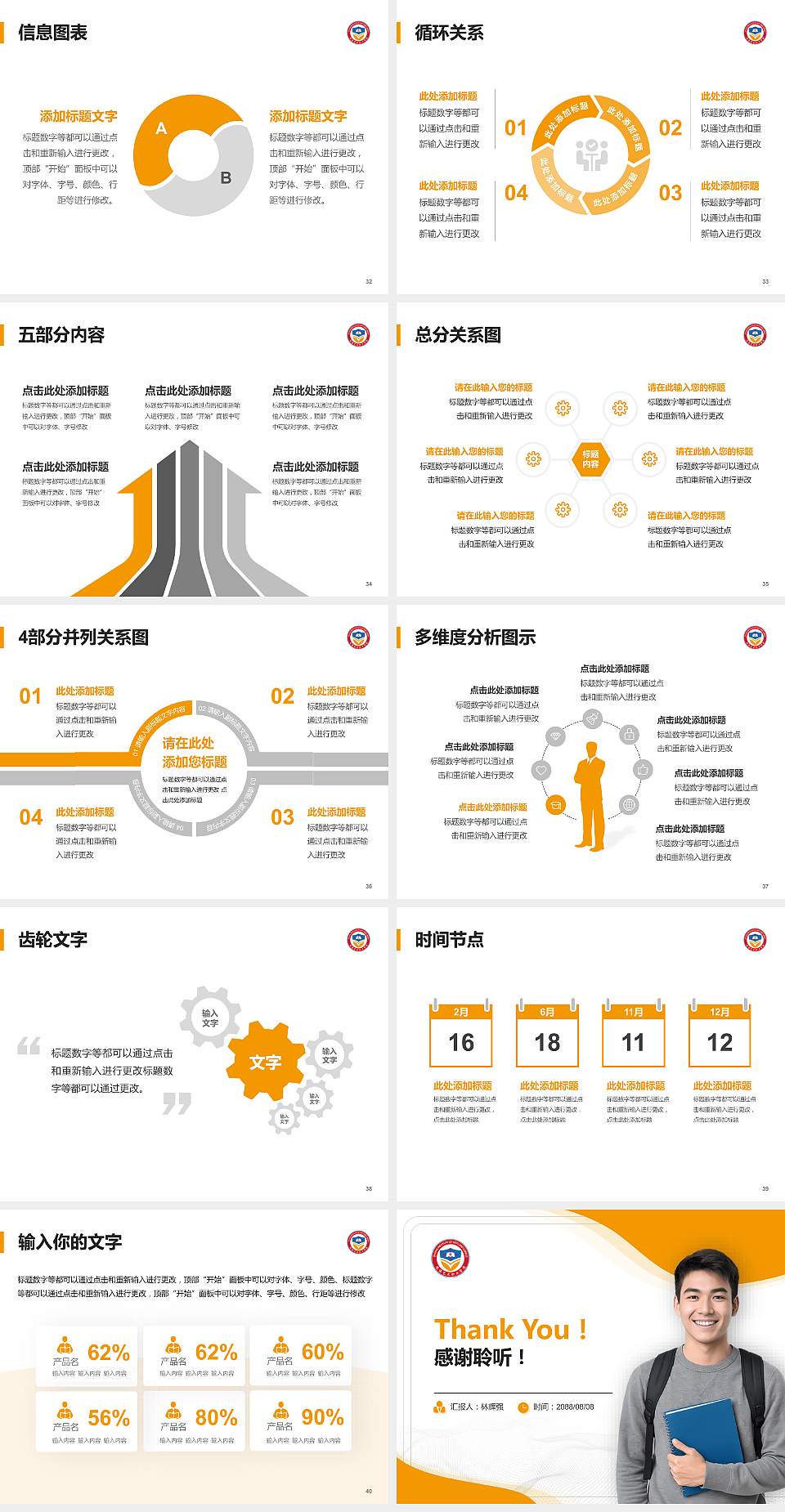 珠海艺术职业学院大学生职业生涯规划书PPT模板下载4:3格式幻灯片预览图5