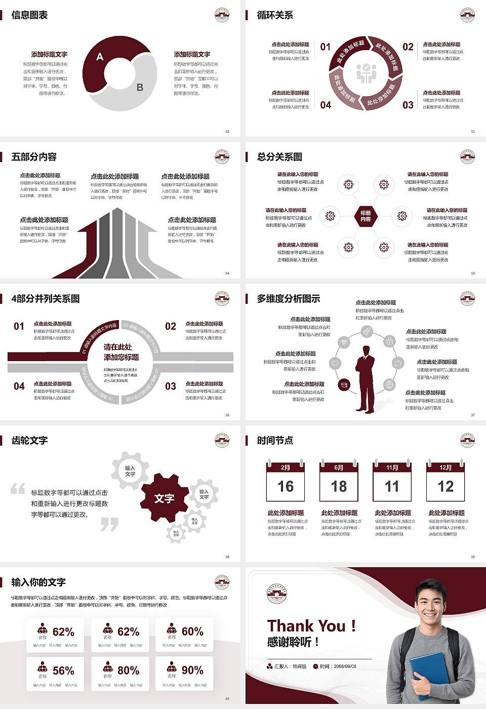 琼台师范高等专科学校大学生职业生涯规划书PPT模板下载16:9格式幻灯片预览图5