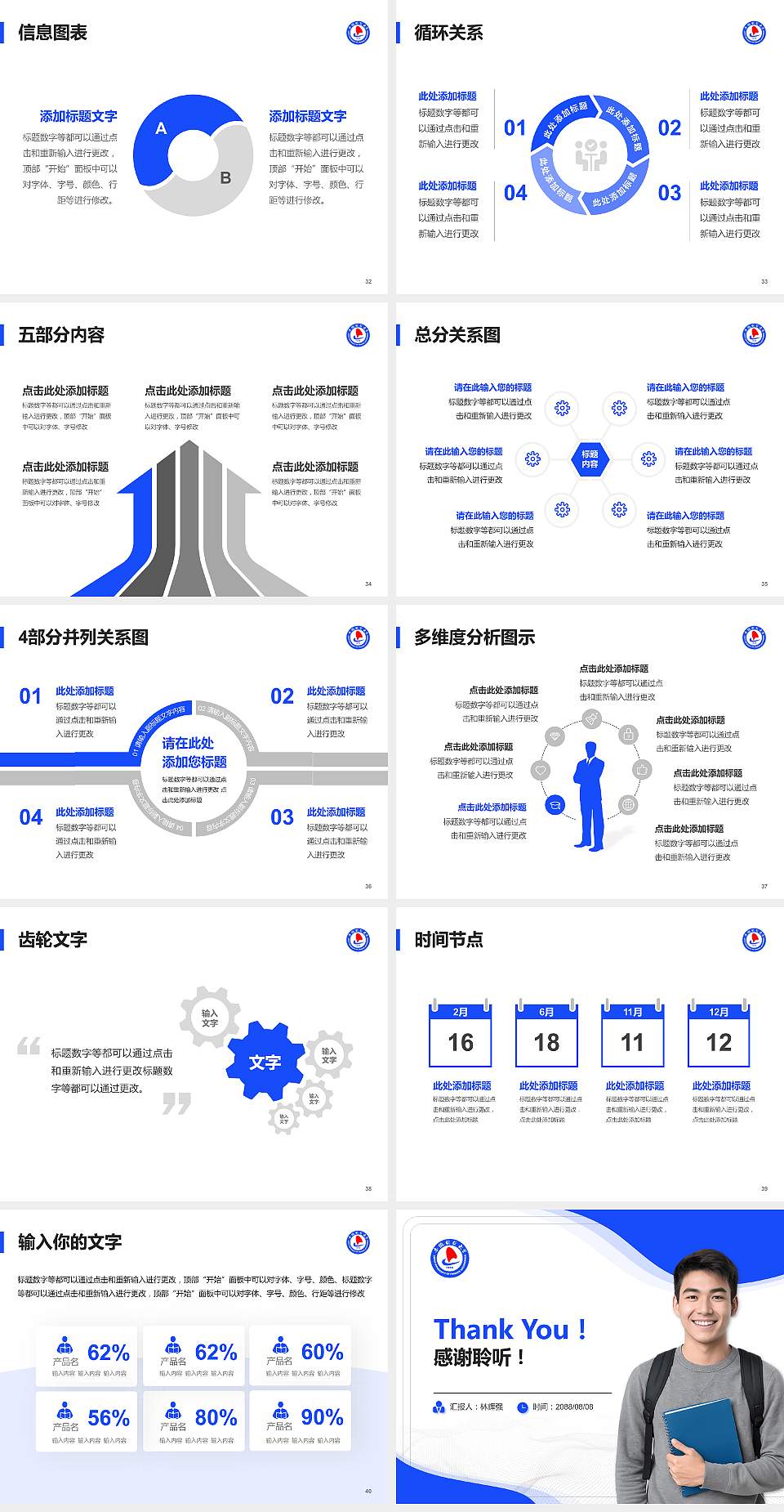 安徽财经大学大学生职业生涯规划书PPT模板下载4:3格式幻灯片预览图5