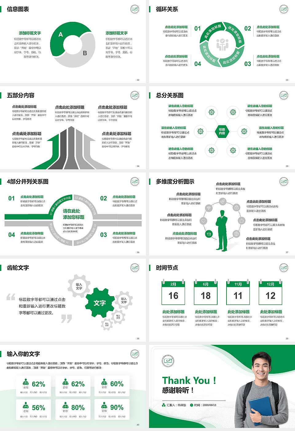 许昌职业技术学院大学生职业生涯规划书PPT模板下载16:9格式幻灯片预览图5