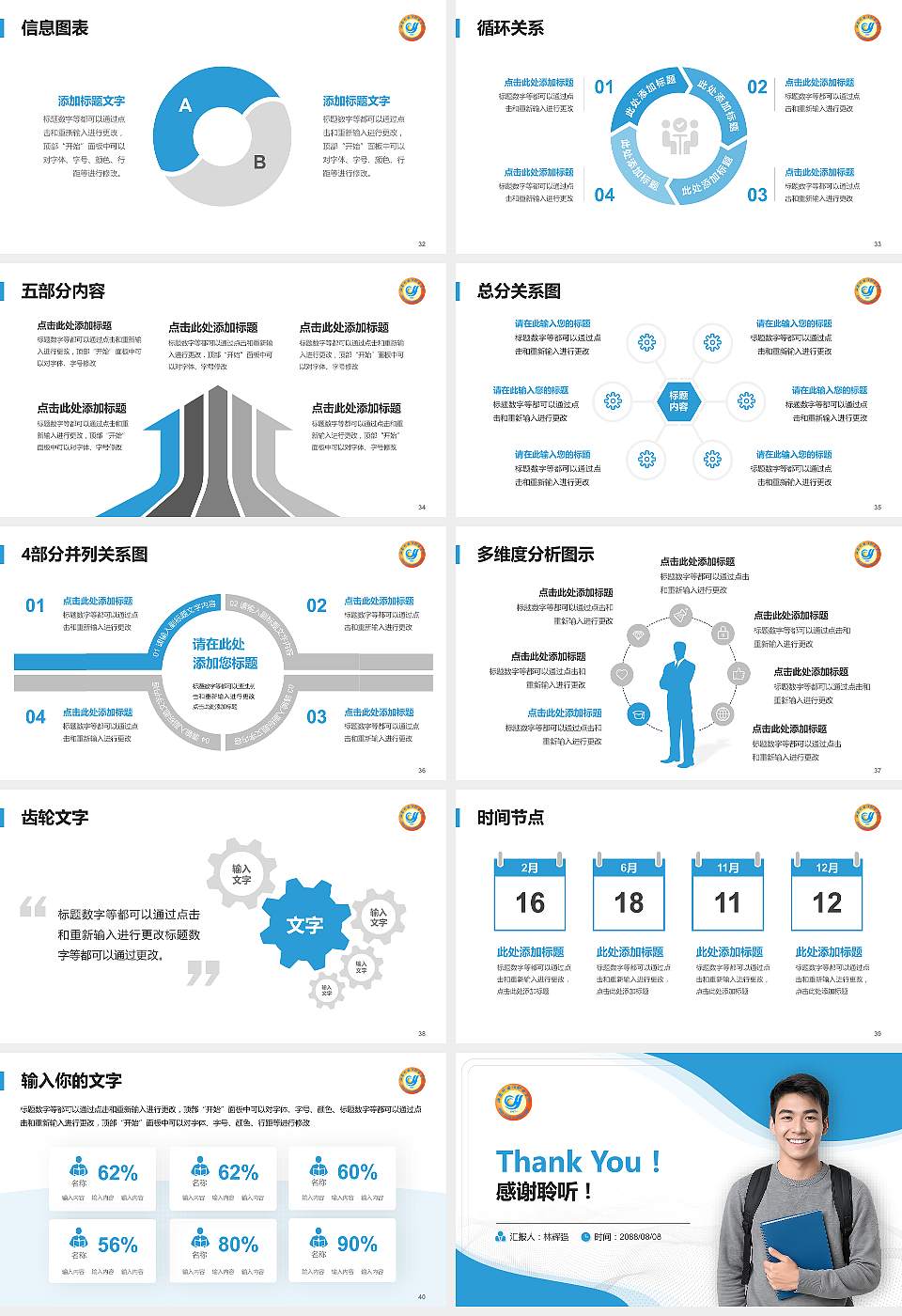 海南外国语职业学院大学生职业生涯规划书PPT模板下载16:9格式幻灯片预览图5
