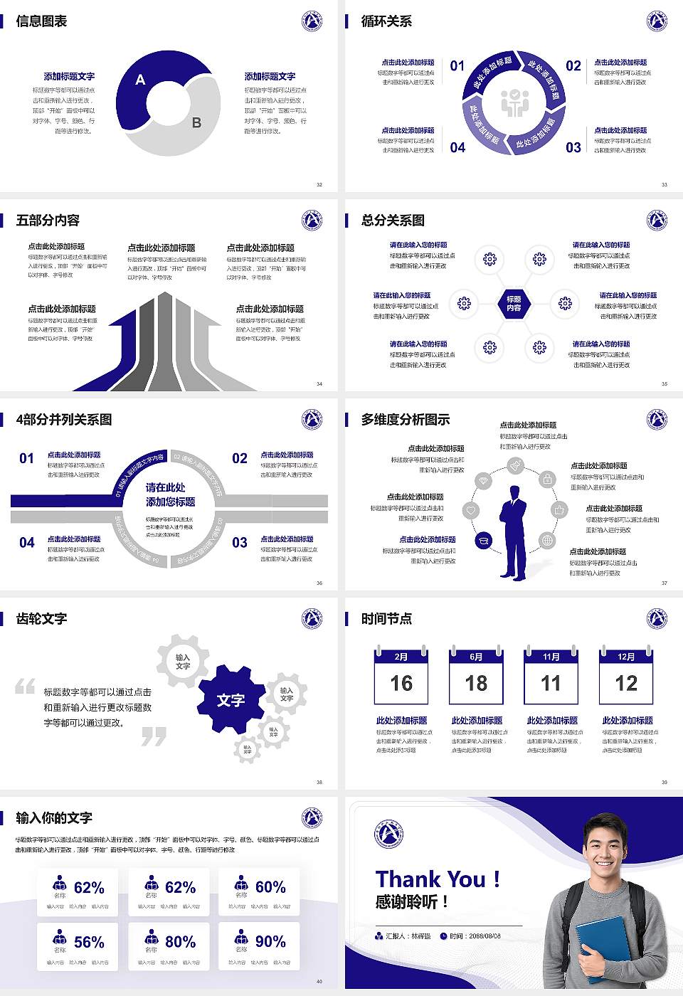 安阳职业技术学院大学生职业生涯规划书PPT模板下载16:9格式幻灯片预览图5