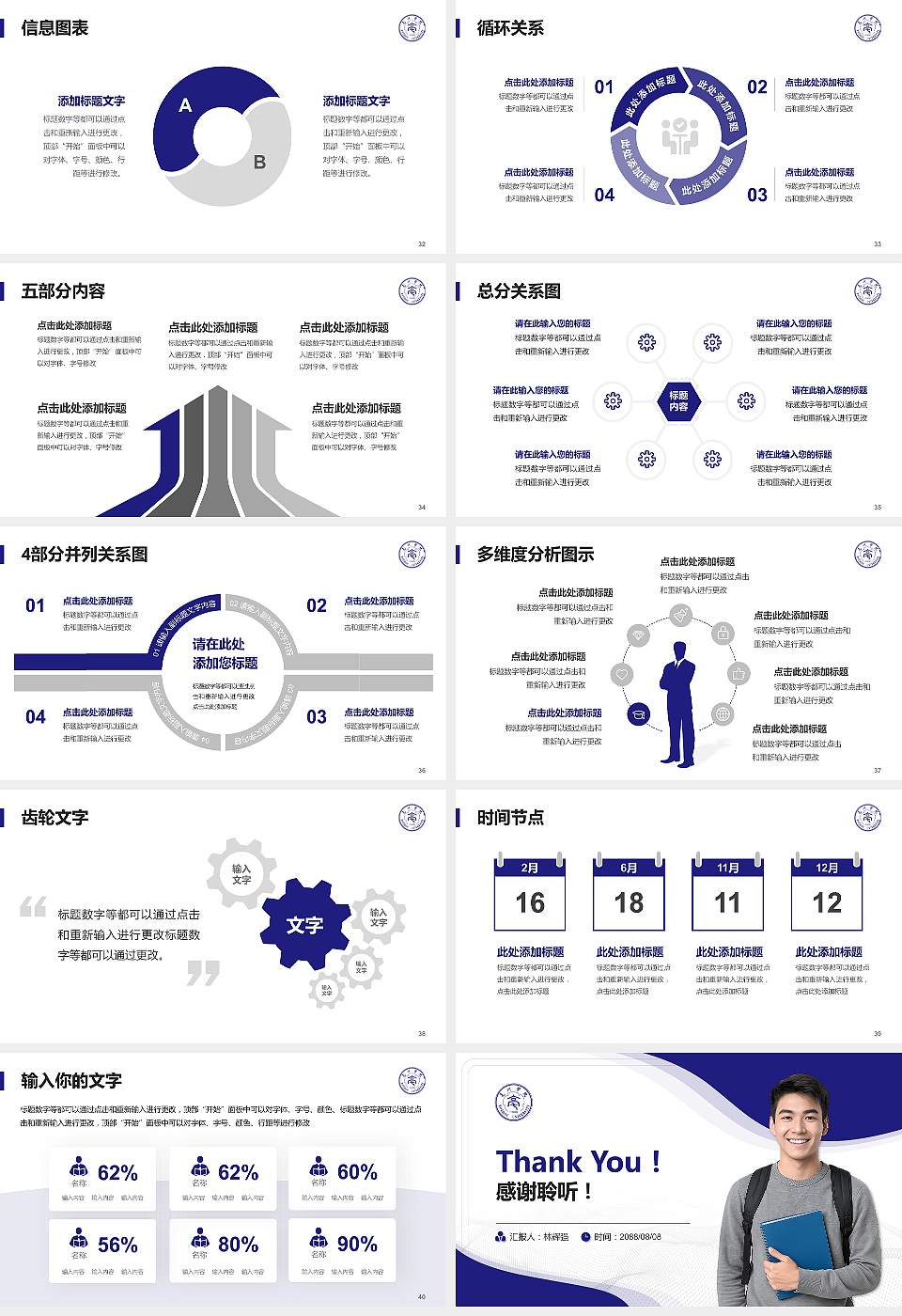 亳州师范高等专科学校大学生职业生涯规划书PPT模板下载16:9格式幻灯片预览图5