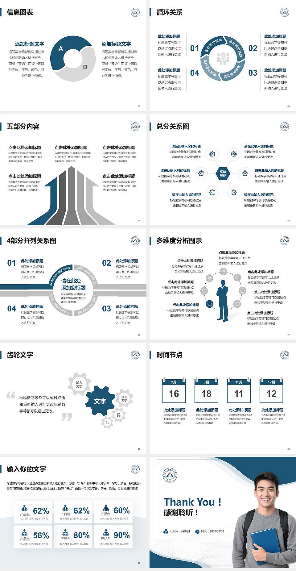 湖北城市建设职业技术学院大学生职业生涯规划书PPT模板下载4:3格式幻灯片预览图5