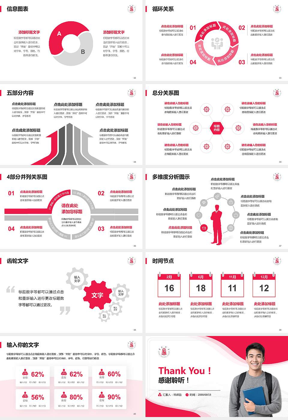 定西师范高等专科学校大学生职业生涯规划书PPT模板下载16:9格式幻灯片预览图5