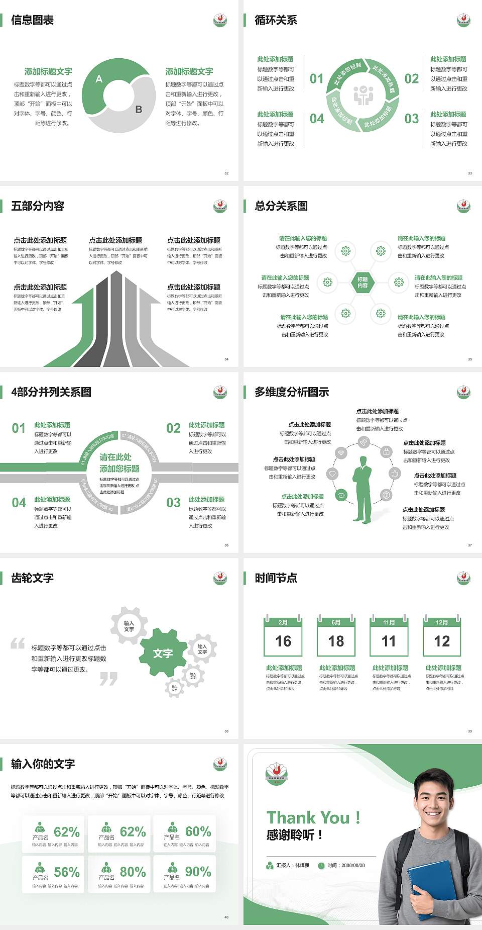 泊头职业学院大学生职业生涯规划书PPT模板下载4:3格式幻灯片预览图5