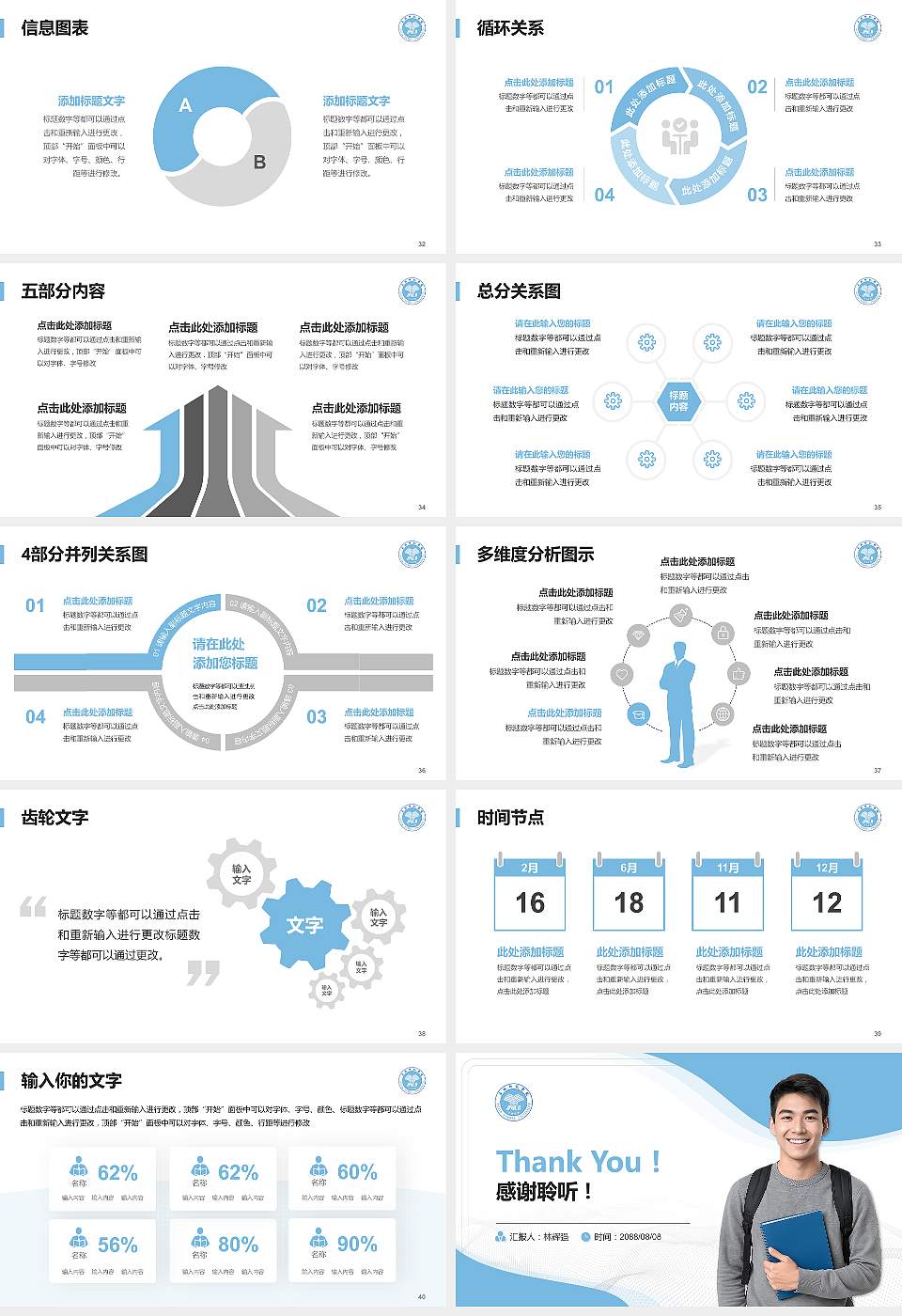 玉林师范学院大学生职业生涯规划书PPT模板下载16:9格式幻灯片预览图5