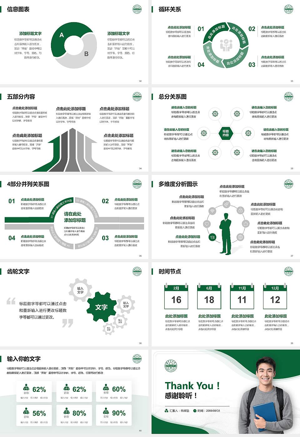 塔里木大学大学生职业生涯规划书PPT模板下载16:9格式幻灯片预览图5