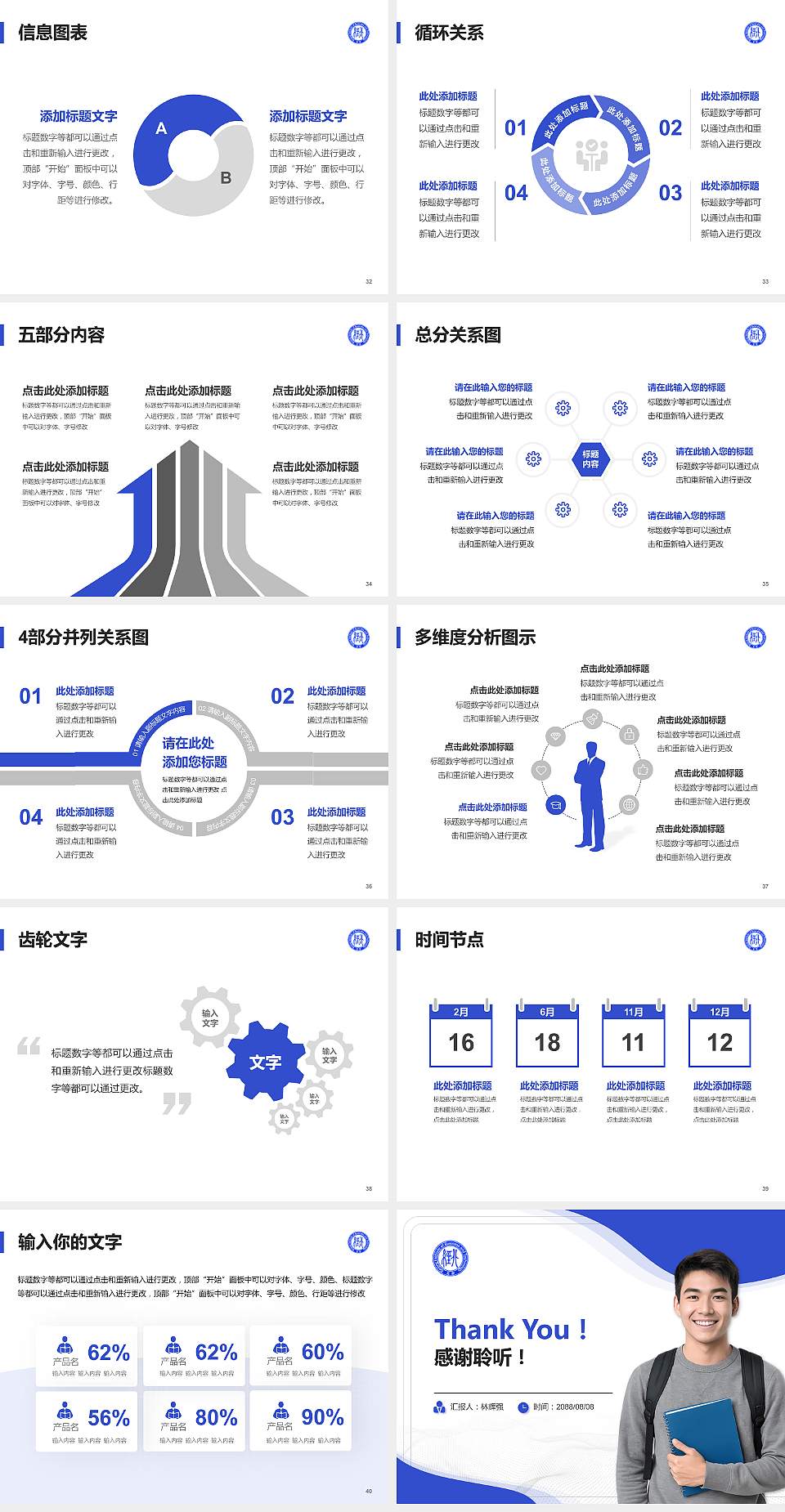 北京经济技术职业学院大学生职业生涯规划书PPT模板下载4:3格式幻灯片预览图5
