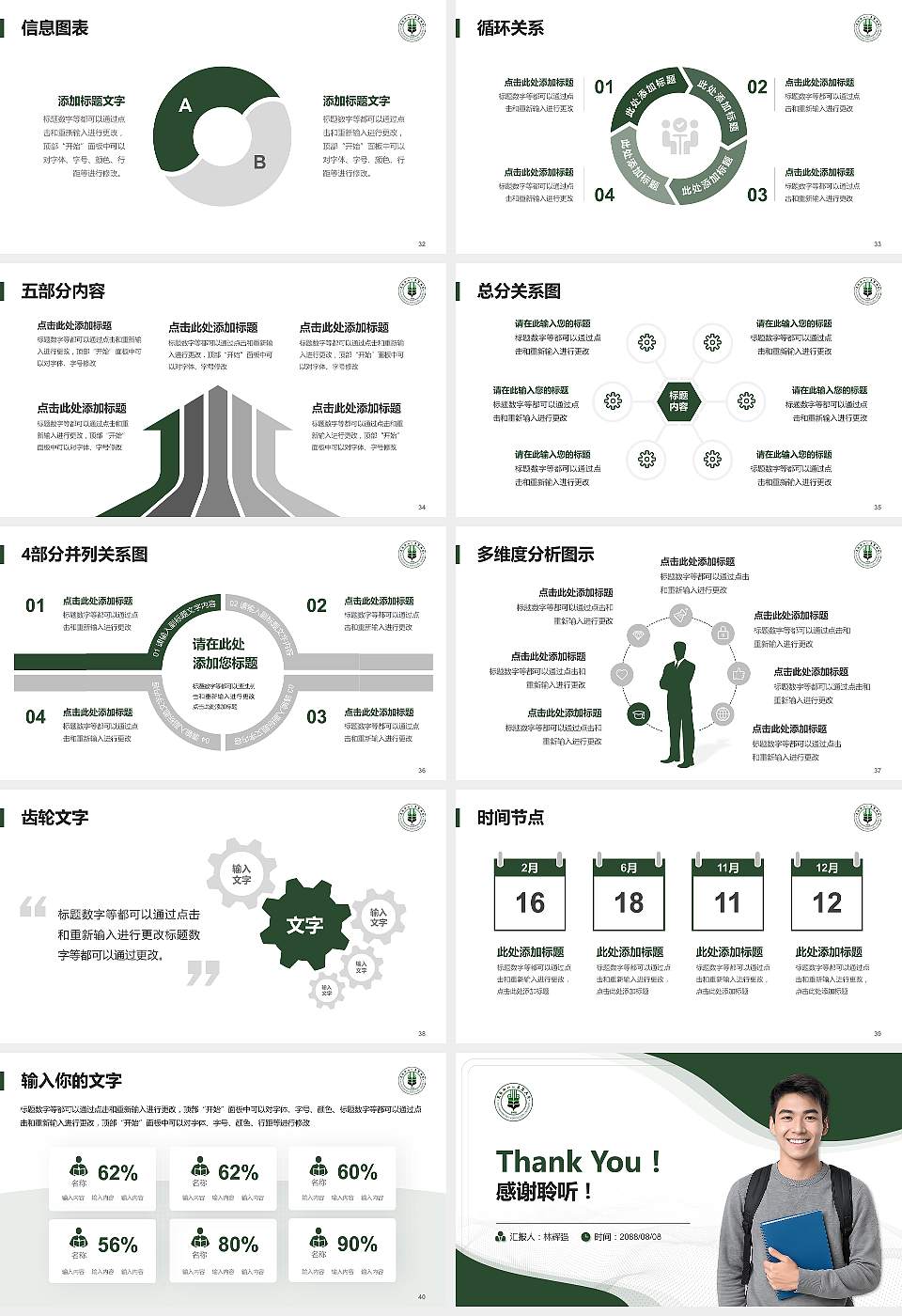 黑龙江八一农垦大学大学生职业生涯规划书PPT模板下载16:9格式幻灯片预览图5
