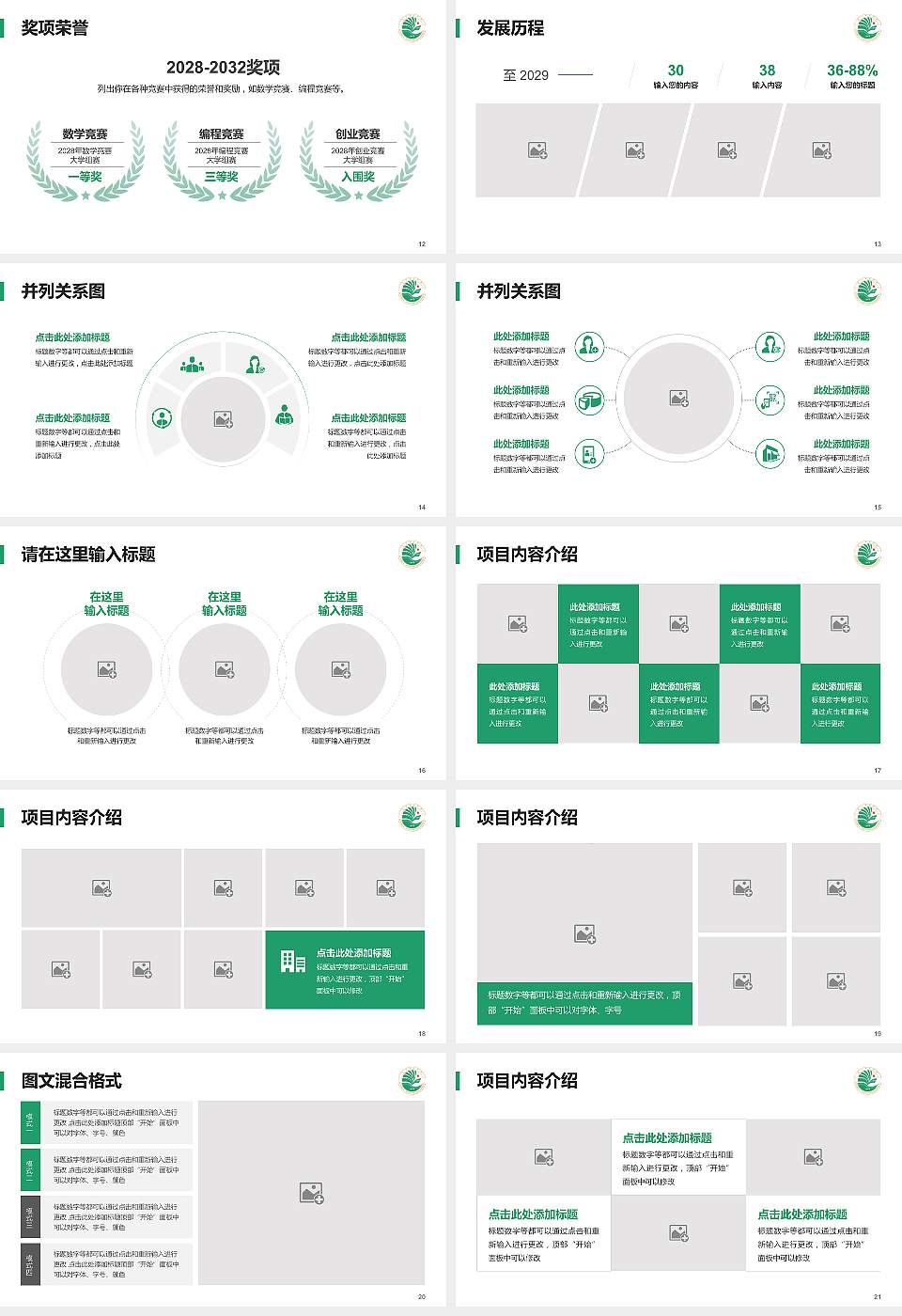 大庆师范学院大学生职业生涯规划书PPT模板下载16:9格式幻灯片预览图3