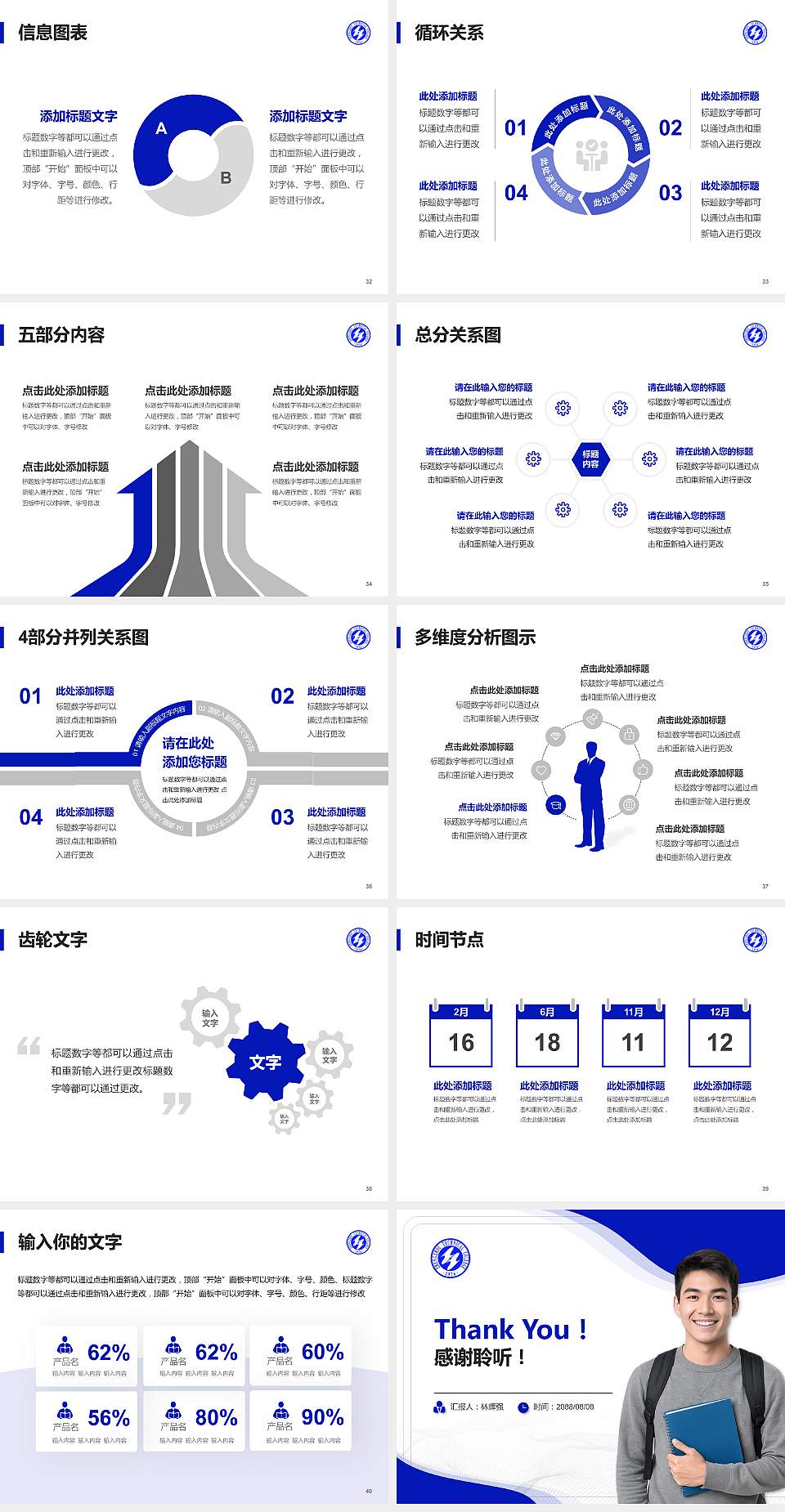 郑州职业技术学院大学生职业生涯规划书PPT模板下载4:3格式幻灯片预览图5
