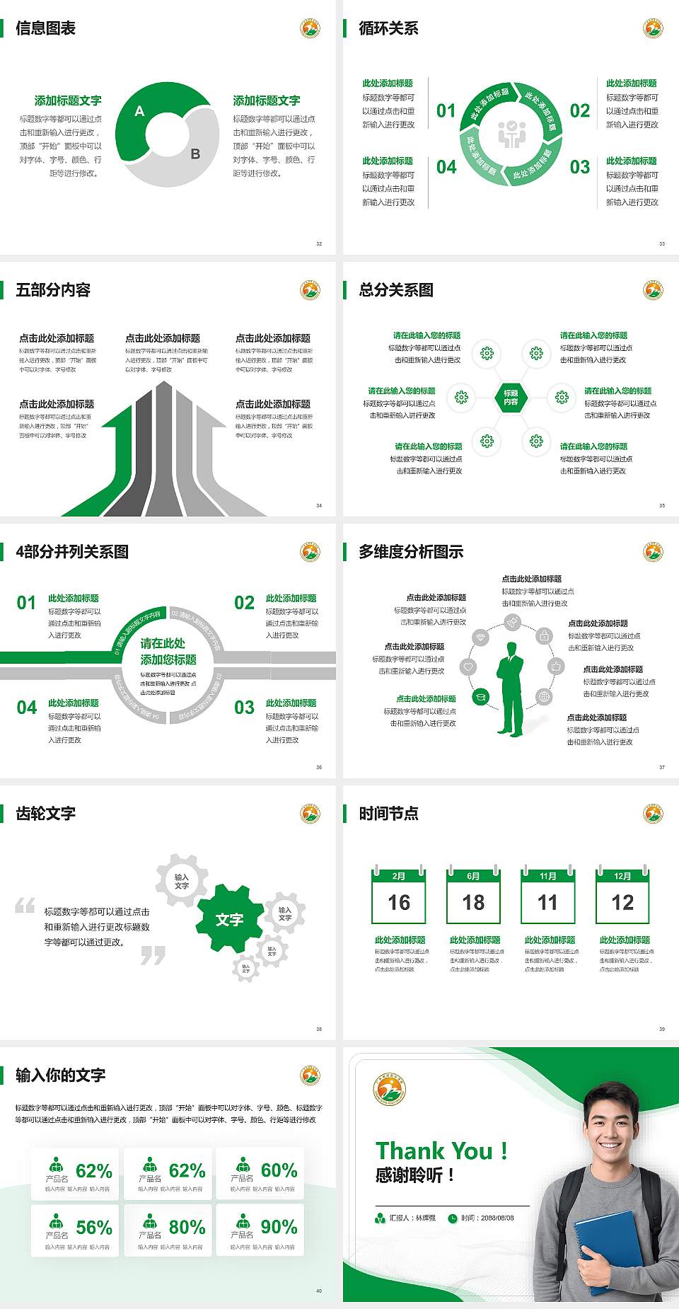 广东科贸职业学院大学生职业生涯规划书PPT模板下载4:3格式幻灯片预览图5