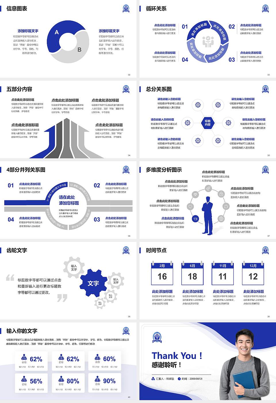 吉林师范大学大学生职业生涯规划书PPT模板下载16:9格式幻灯片预览图5