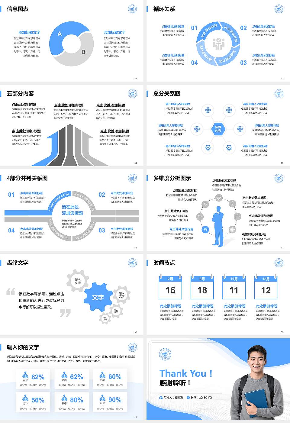 桂林理工大学大学生职业生涯规划书PPT模板下载16:9格式幻灯片预览图5