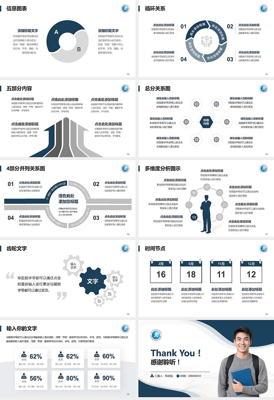 福建工程学院大学生职业生涯规划书PPT模板下载16:9格式幻灯片预览图5