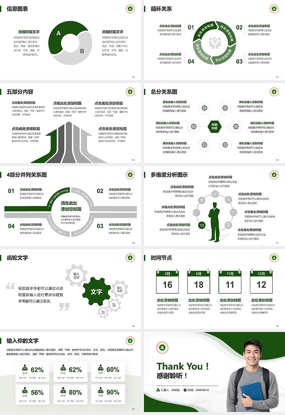 河南建筑职业技术学院大学生职业生涯规划书PPT模板下载16:9格式幻灯片预览图5