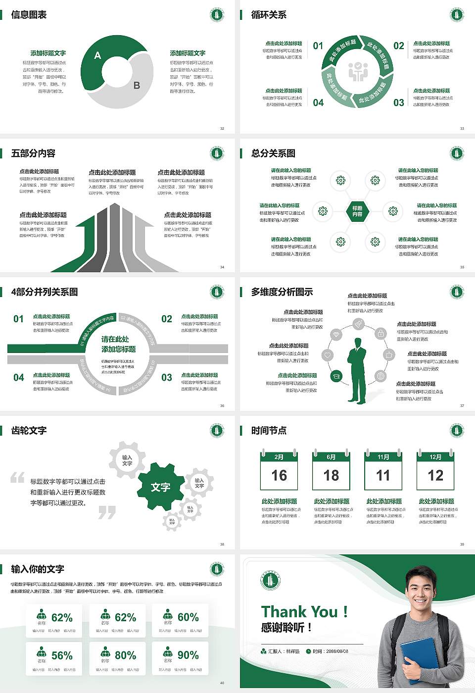 广东技术师范大学大学生职业生涯规划书PPT模板下载16:9格式幻灯片预览图5