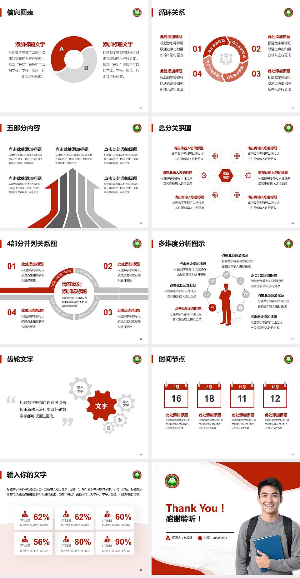 北京理工大学大学生职业生涯规划书PPT模板下载4:3格式幻灯片预览图5