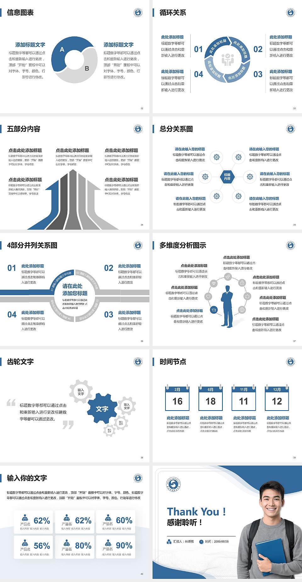湖北财税职业学院大学生职业生涯规划书PPT模板下载4:3格式幻灯片预览图5