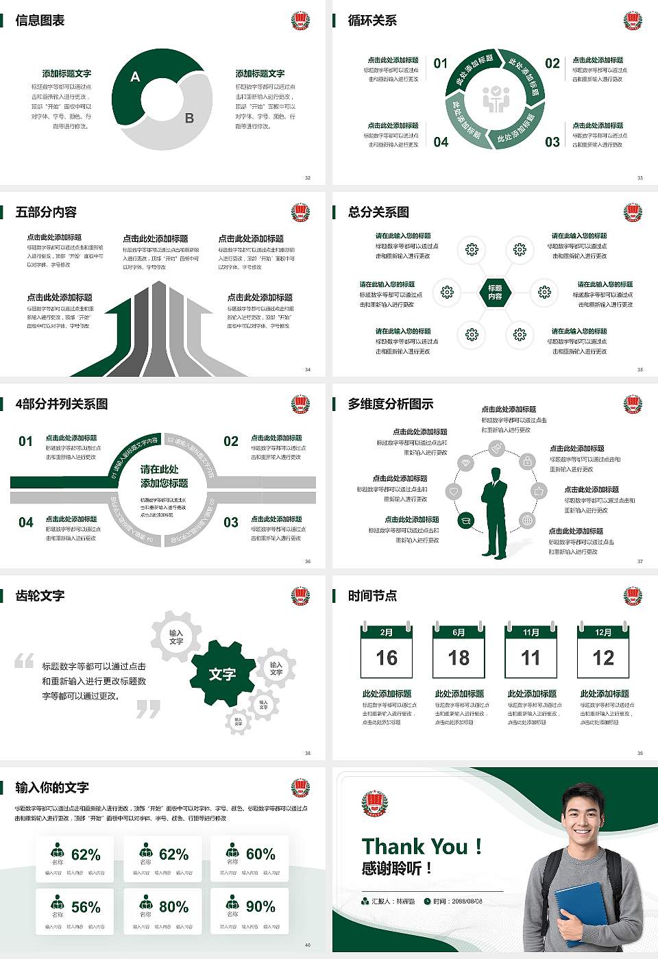 渭南师范学院大学生职业生涯规划书PPT模板下载16:9格式幻灯片预览图5