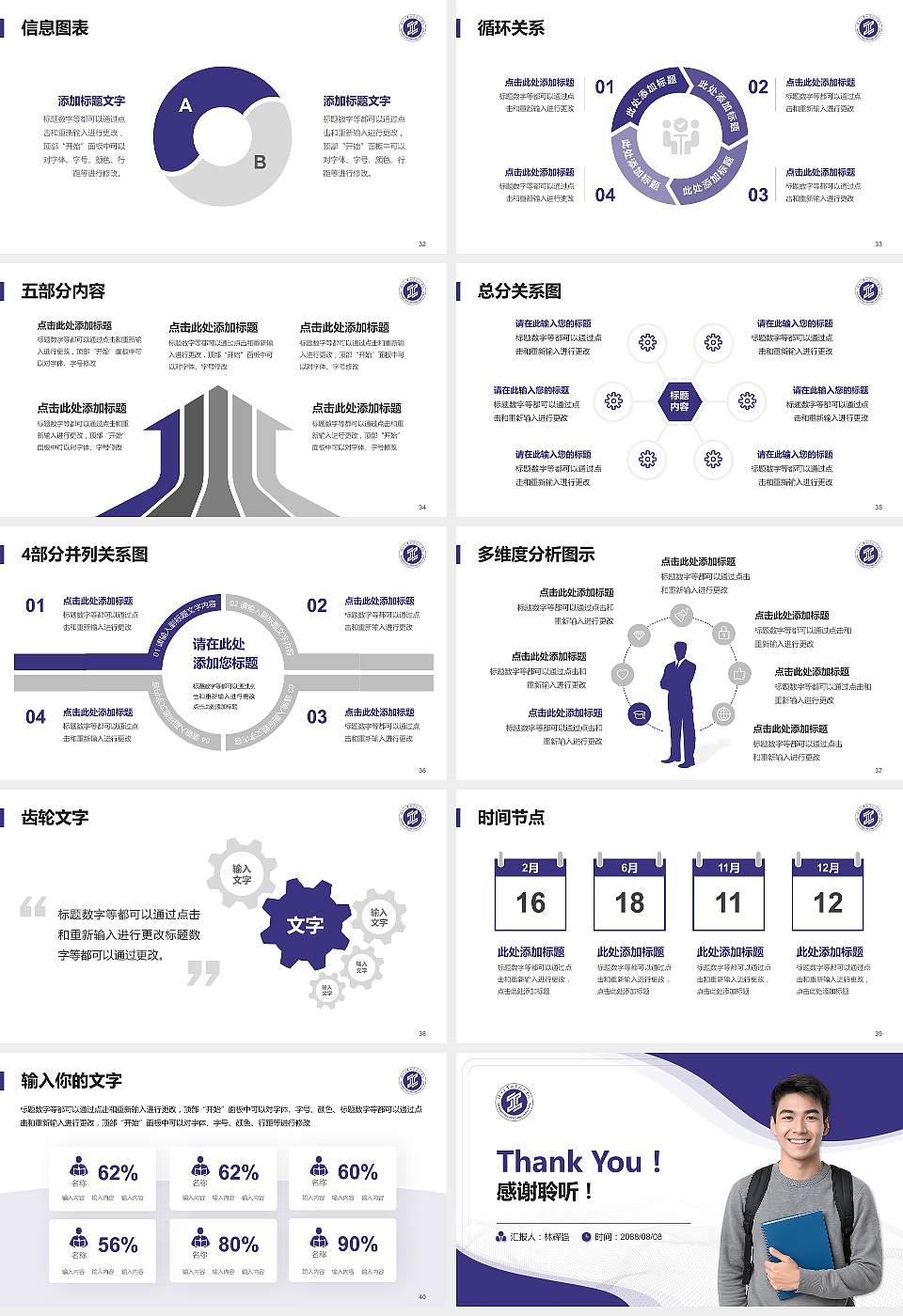 陕西工业职业技术学院大学生职业生涯规划书PPT模板下载16:9格式幻灯片预览图5