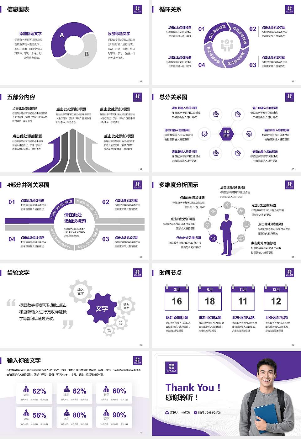 上海纽约大学大学生职业生涯规划书PPT模板下载16:9格式幻灯片预览图5