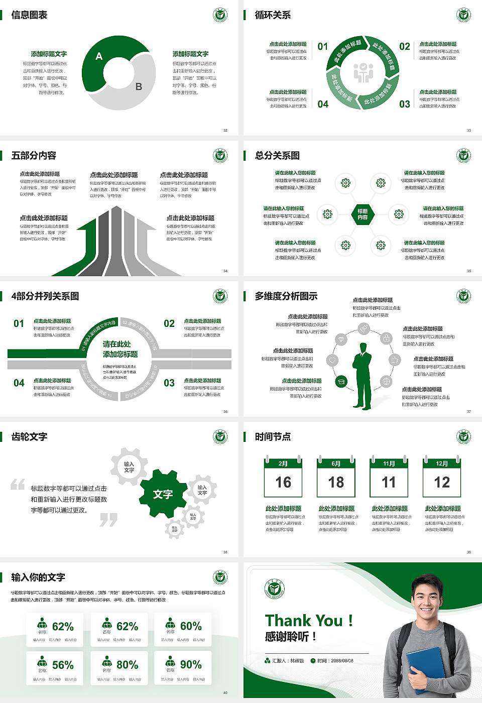 济宁学院大学生职业生涯规划书PPT模板下载16:9格式幻灯片预览图5