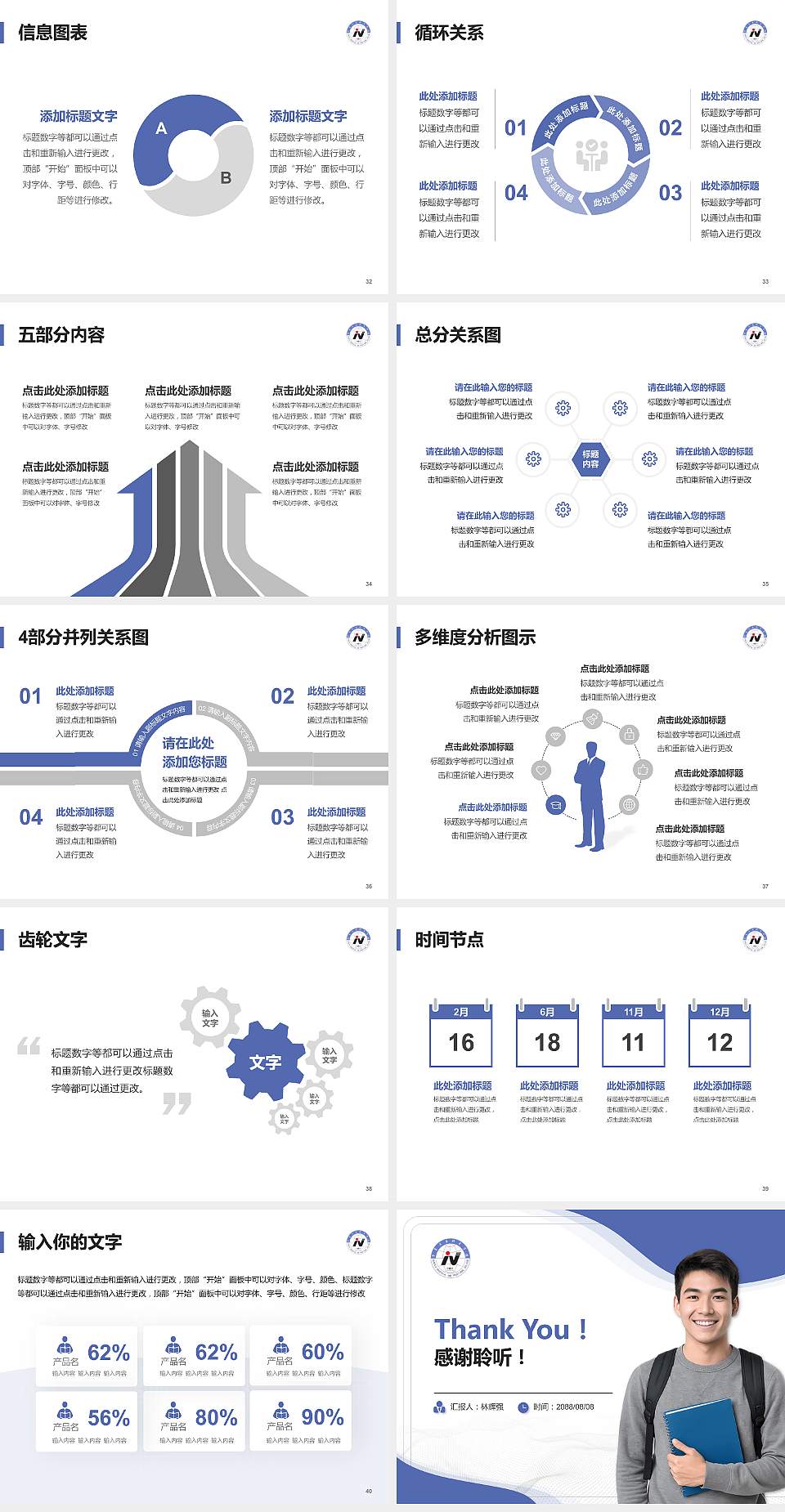 宁夏工业职业学院大学生职业生涯规划书PPT模板下载4:3格式幻灯片预览图5