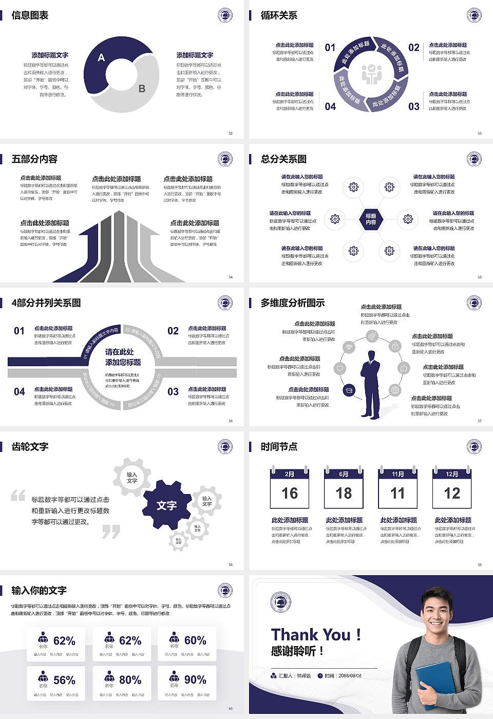 成都银杏酒店管理学院大学生职业生涯规划书PPT模板下载16:9格式幻灯片预览图5