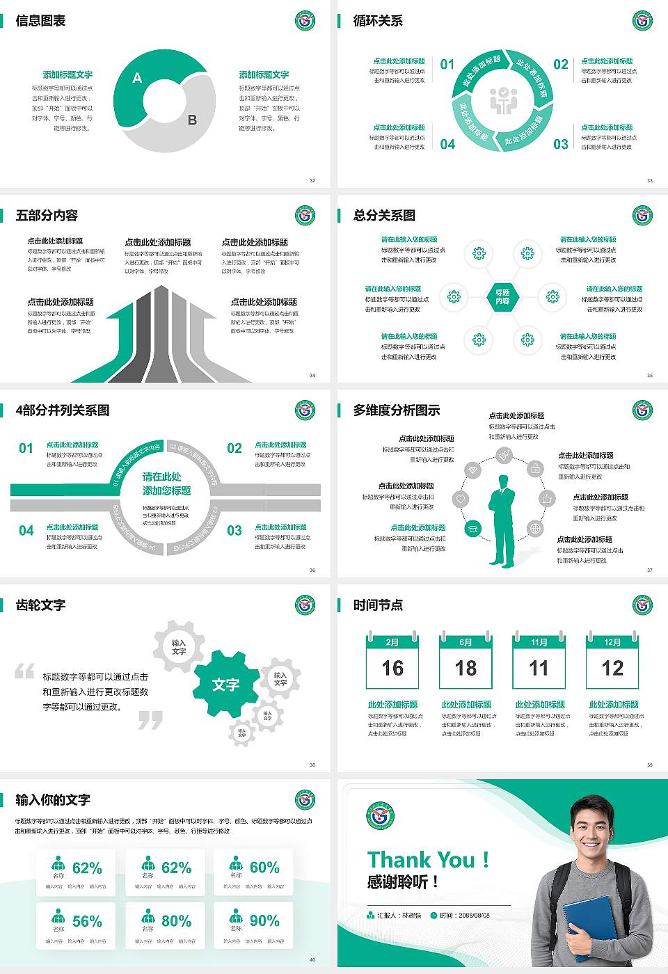 赣西科技职业学院大学生职业生涯规划书PPT模板下载16:9格式幻灯片预览图5