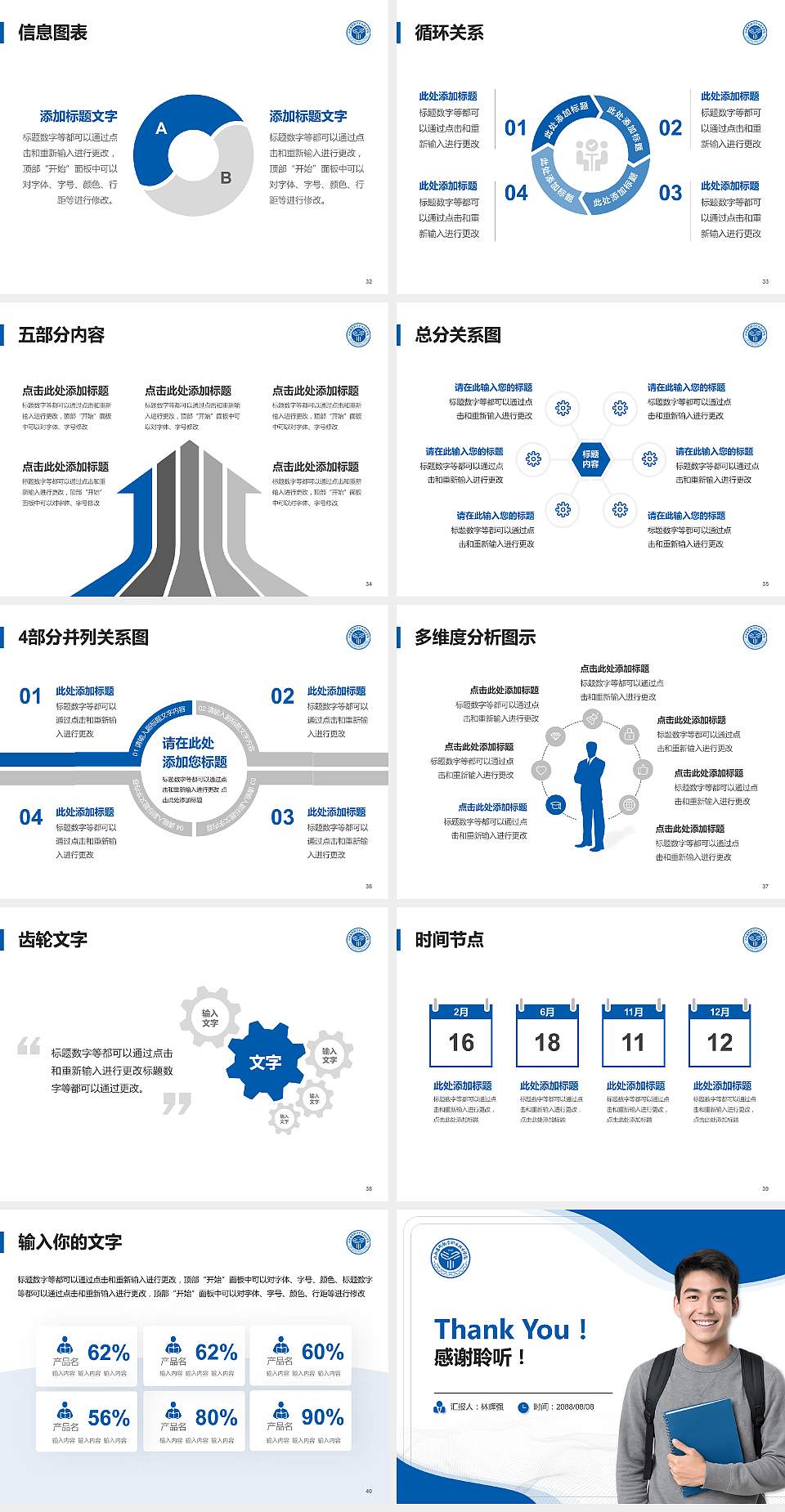 山西通用航空职业技术学院大学生职业生涯规划书PPT模板下载4:3格式幻灯片预览图5